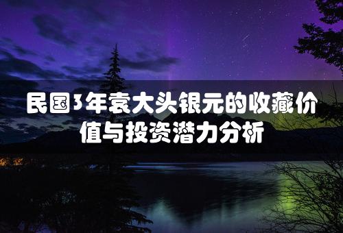 民国3年袁大头银元的收藏价值与投资潜力分析