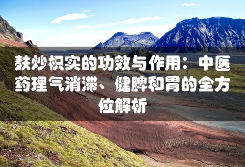 麸炒枳实的功效与作用：中医药理气消滞、健脾和胃的全方位解析