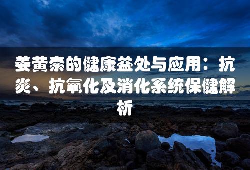 姜黄素的健康益处与应用：抗炎、抗氧化及消化系统保健解析