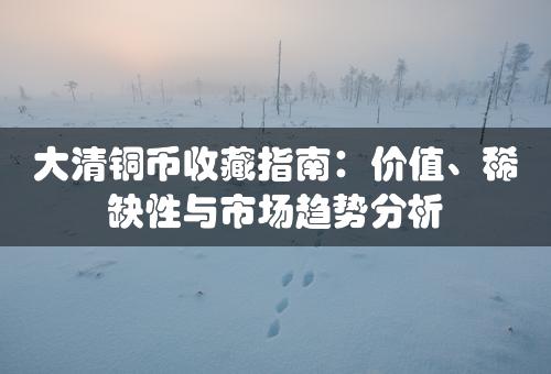 大清铜币收藏指南：价值、稀缺性与市场趋势分析