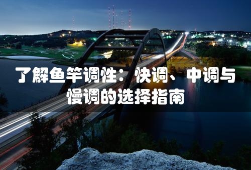 了解鱼竿调性：快调、中调与慢调的选择指南