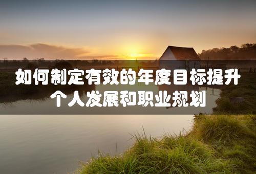 如何制定有效的年度目标提升个人发展和职业规划