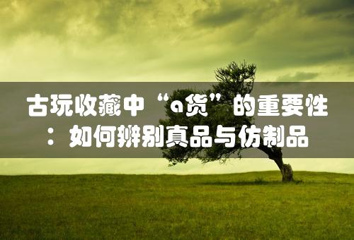 古玩收藏中“a货”的重要性：如何辨别真品与仿制品