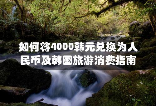 如何将4000韩元兑换为人民币及韩国旅游消费指南