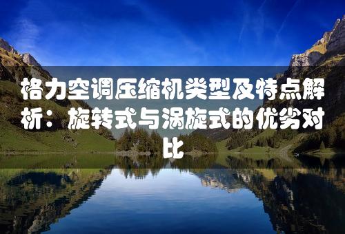 格力空调压缩机类型及特点解析：旋转式与涡旋式的优劣对比