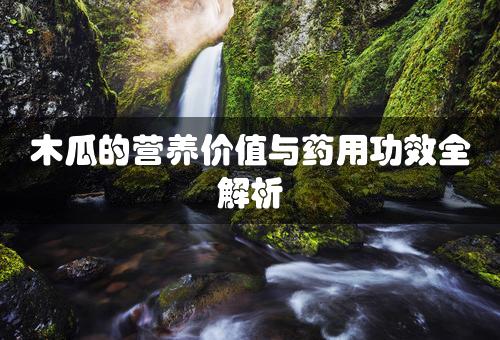 木瓜的营养价值与药用功效全解析