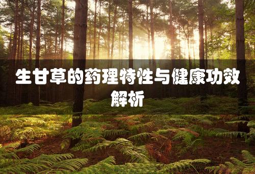 生甘草的药理特性与健康功效解析