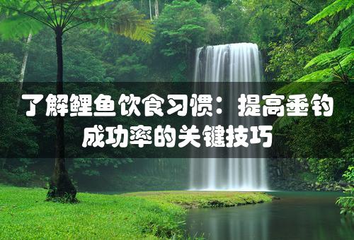 了解鲤鱼饮食习惯：提高垂钓成功率的关键技巧