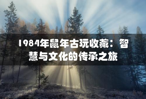 1984年鼠年古玩收藏：智慧与文化的传承之旅