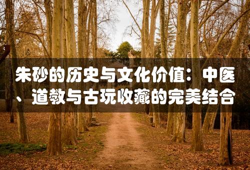 朱砂的历史与文化价值：中医、道教与古玩收藏的完美结合