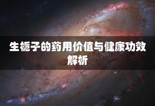 生栀子的药用价值与健康功效解析