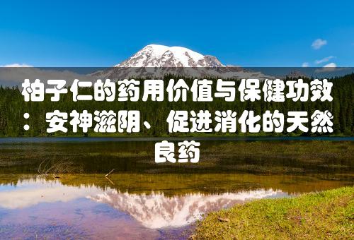 柏子仁的药用价值与保健功效：安神滋阴、促进消化的天然良药