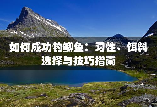 如何成功钓鲫鱼：习性、饵料选择与技巧指南