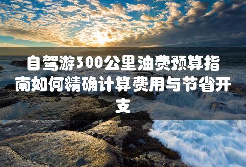 自驾游300公里油费预算指南如何精确计算费用与节省开支