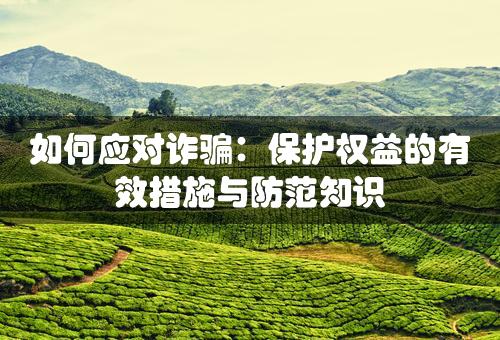 如何应对诈骗：保护权益的有效措施与防范知识