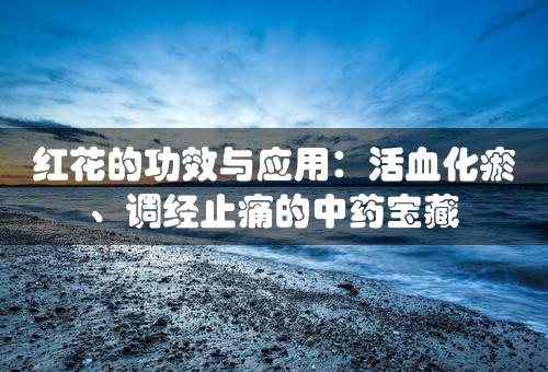 红花的功效与应用：活血化瘀、调经止痛的中药宝藏