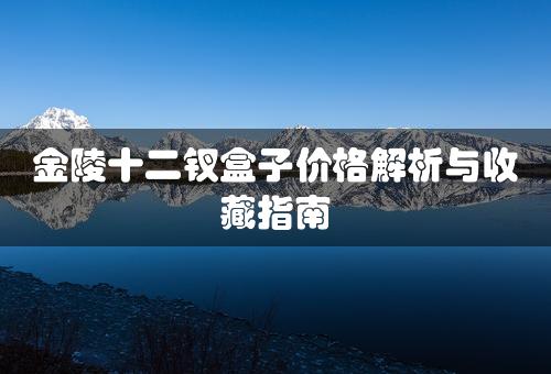 金陵十二钗盒子价格解析与收藏指南