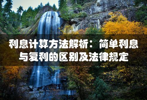 利息计算方法解析：简单利息与复利的区别及法律规定