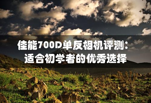 佳能700D单反相机评测：适合初学者的优秀选择