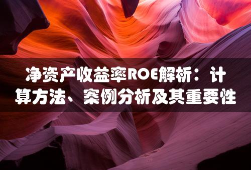 净资产收益率ROE解析：计算方法、案例分析及其重要性