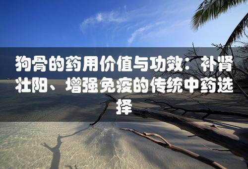 狗骨的药用价值与功效：补肾壮阳、增强免疫的传统中药选择