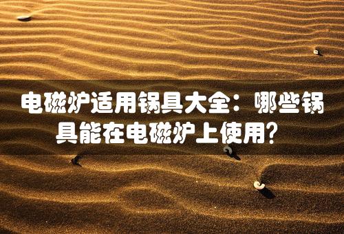 电磁炉适用锅具大全：哪些锅具能在电磁炉上使用？