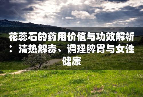 花蕊石的药用价值与功效解析：清热解毒、调理脾胃与女性健康