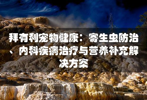 拜有利宠物健康：寄生虫防治、内科疾病治疗与营养补充解决方案