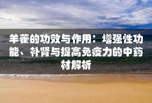 羊藿的功效与作用：增强性功能、补肾与提高免疫力的中药材解析