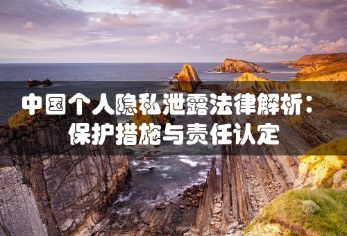 中国个人隐私泄露法律解析：保护措施与责任认定