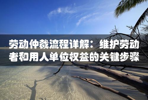 劳动仲裁流程详解：维护劳动者和用人单位权益的关键步骤