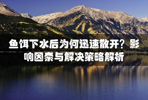 鱼饵下水后为何迅速散开？影响因素与解决策略解析