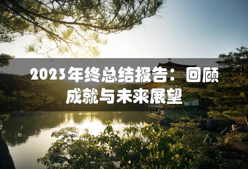 2023年终总结报告：回顾成就与未来展望