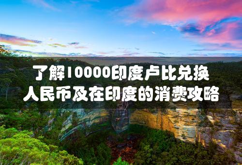 了解10000印度卢比兑换人民币及在印度的消费攻略