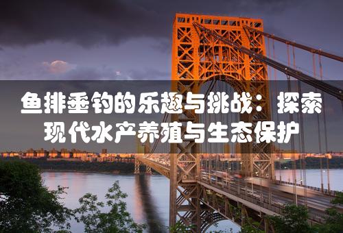 鱼排垂钓的乐趣与挑战：探索现代水产养殖与生态保护