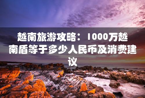 越南旅游攻略：1000万越南盾等于多少人民币及消费建议