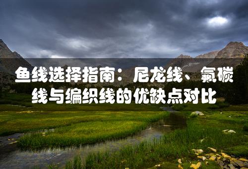 鱼线选择指南：尼龙线、氟碳线与编织线的优缺点对比