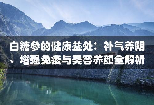 白糖参的健康益处：补气养阴、增强免疫与美容养颜全解析