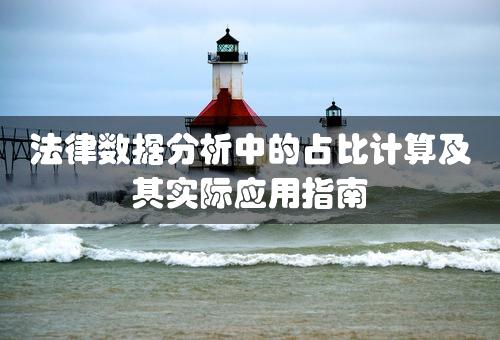 法律数据分析中的占比计算及其实际应用指南